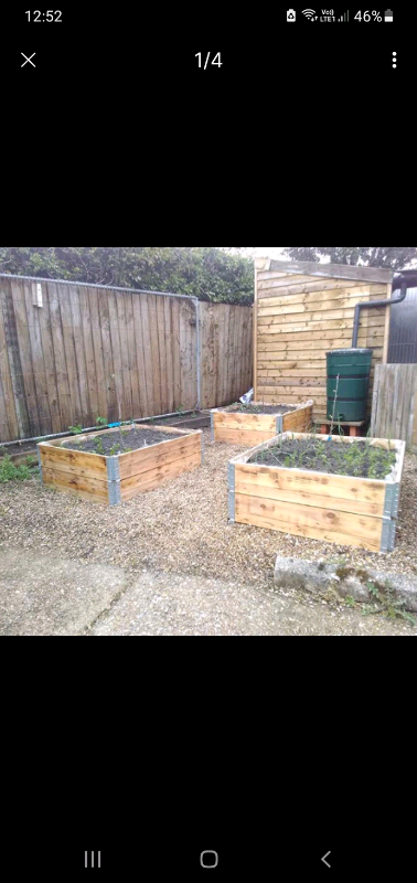 image for Allotment, rised flower beds pallet collar 
