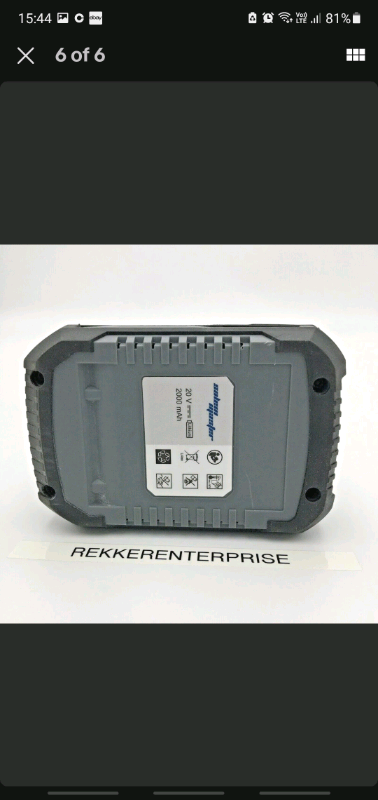 New Compatible Salem Master 20V 2.0Ah Lithium-ion Battery