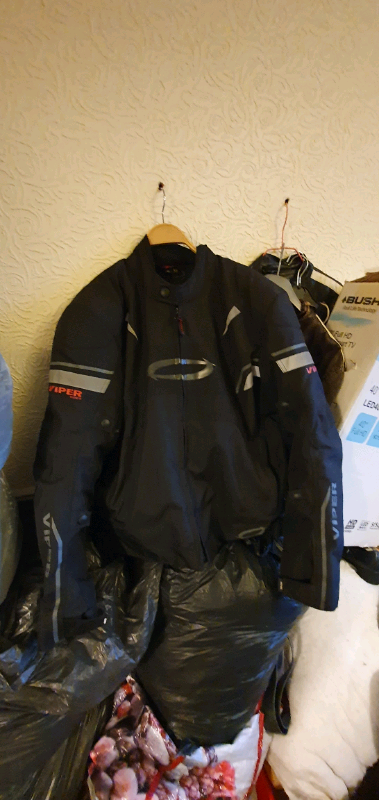 image for Motorcycle Jacket viper black size large in new condition pick up only