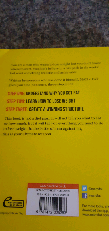 Man V fat The weight loss manual very good condition
