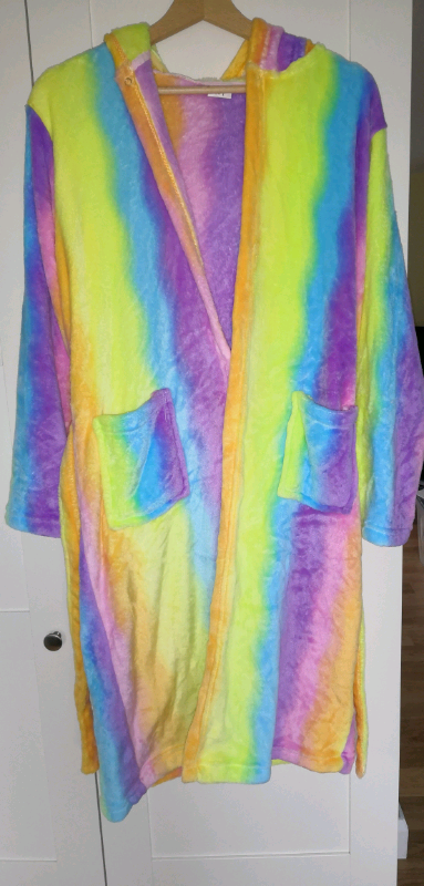 New Girls Soft & Cosy Unicorn Dressing gown size 13-14years 
