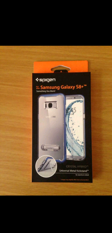 image for Spigen case for Samsung s8+ (brand new) in original packaging.