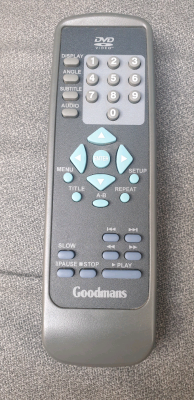 Original Goodmans DVD remote Control 