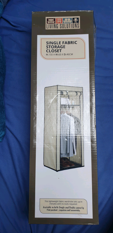 image for Single Fabric Storage Closet 