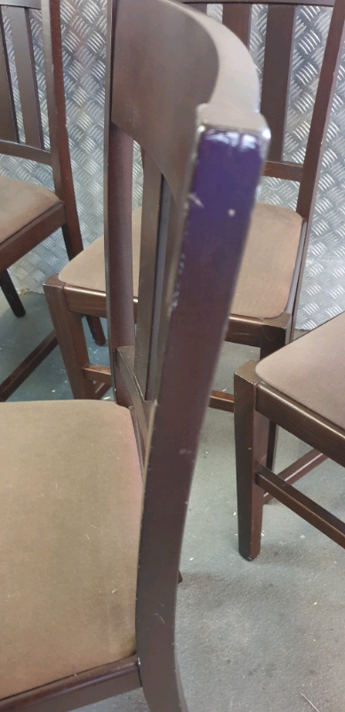 designer oak table and chairs 