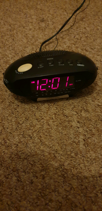 image for Sunbeam Hospitality Night Light Alarm Clock Radio