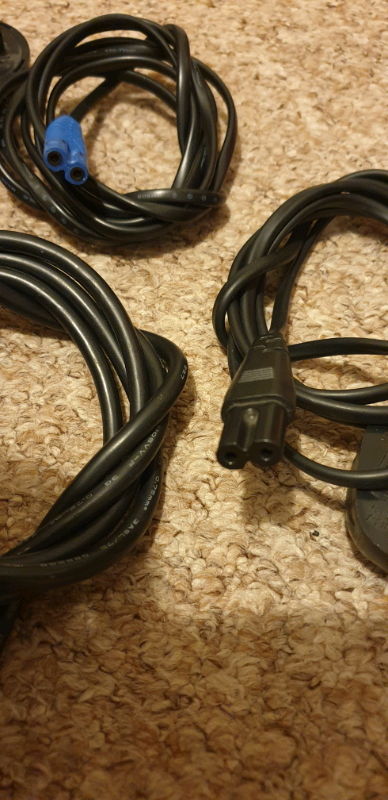 image for Kettle Cables Power Plugs UK IEC C13 Mains Leads - 8 x 1.8M 1 x 1.5M w