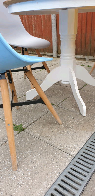 Modern dining table and chairs 