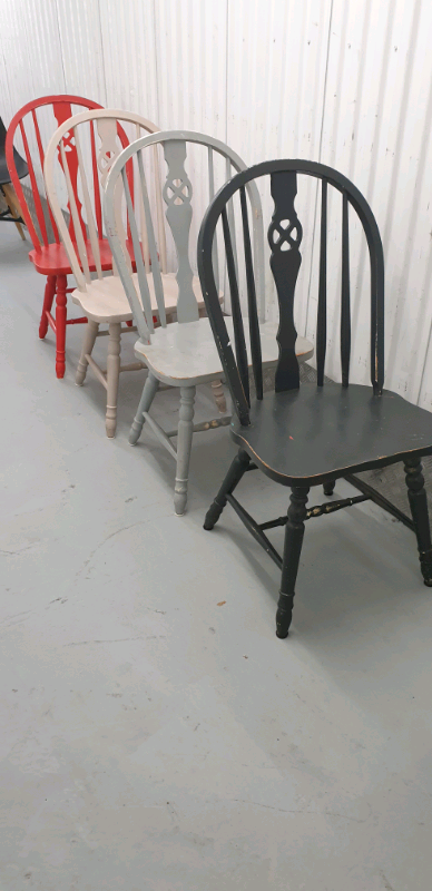image for Country style farmhouse dining chairs 