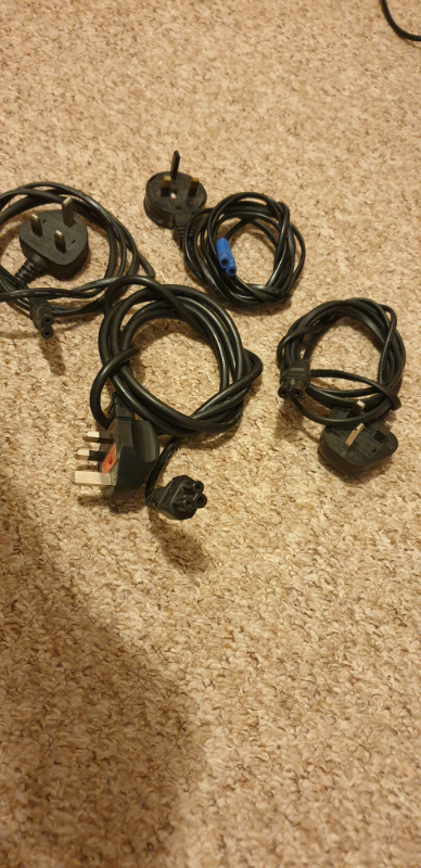 Kettle Cables Power Plugs UK IEC C13 Mains Leads - 8 x 1.8M 1 x 1.5M w