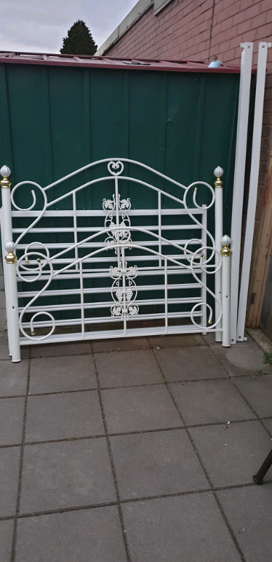 image for Metal double bed frame 