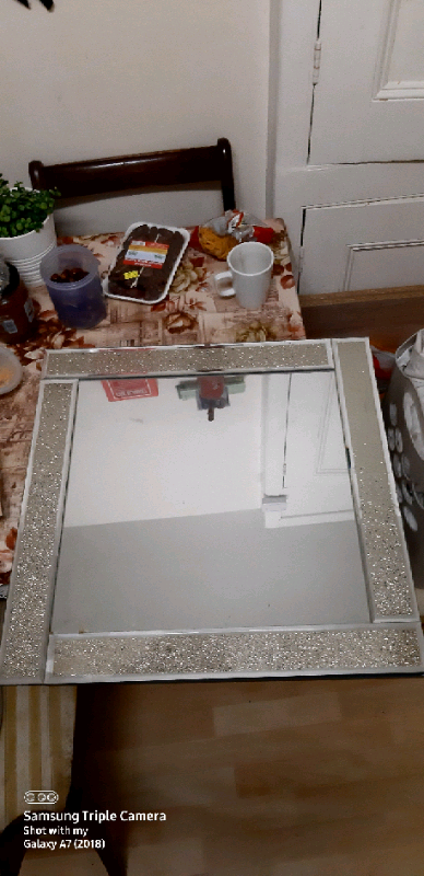 image for Two designer glass/mirror