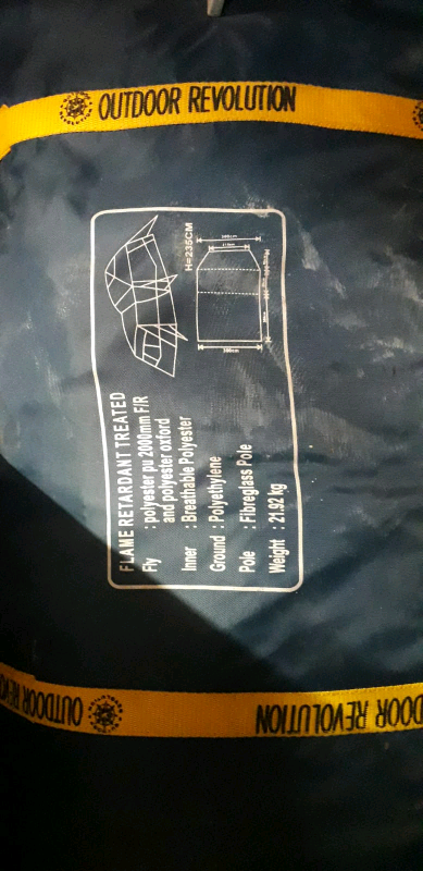 image for Out door revolution breathable 5 birth tent 