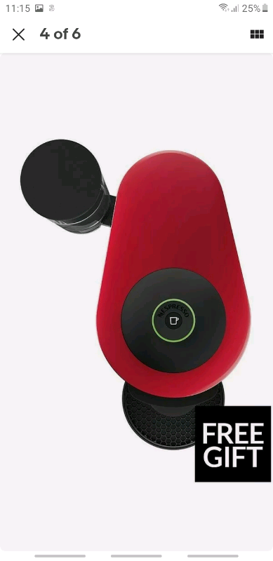 Nespresso Magimix Nespresso Vertuo LE Coffee Machine - Red