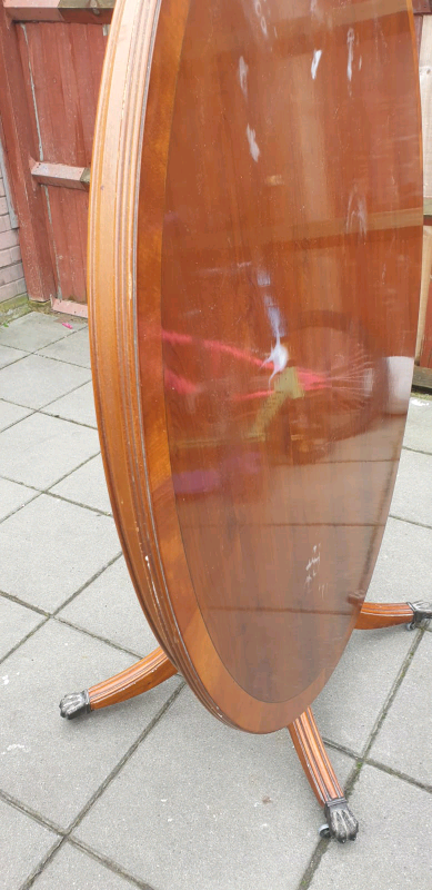  Regency  style  wooden dining table 1950's 