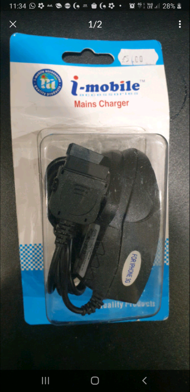 image for Brand New IPhone 3 Mains Charger