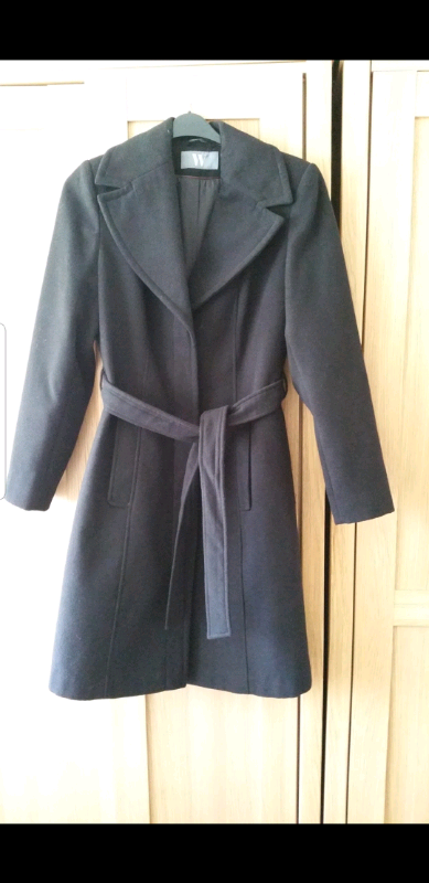 image for Brand new womens black wool coat 
