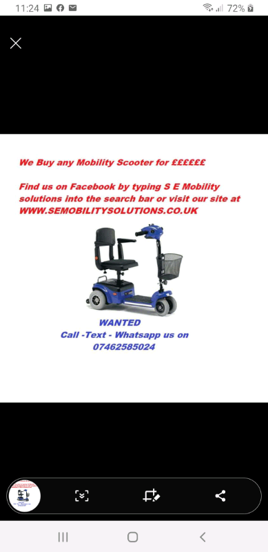 image for We buy any Mobility scooter or Electric Wheelchair 