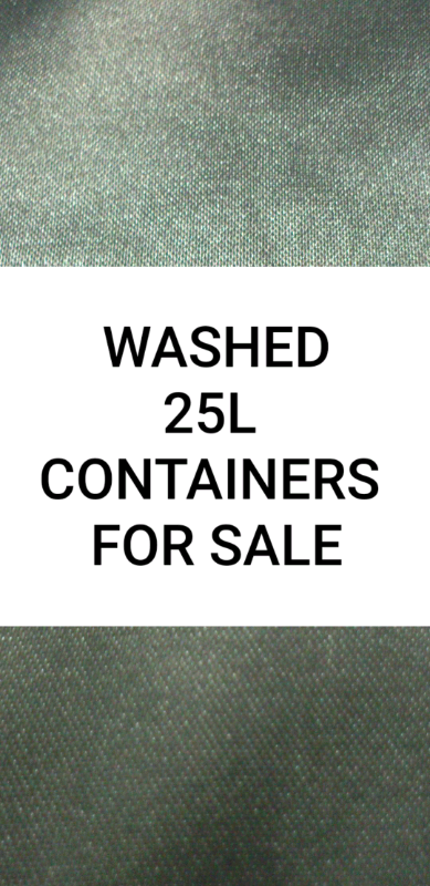 25 LITRE 25L JARS WATER CONTAINERS OIL DRUMS BARRELS