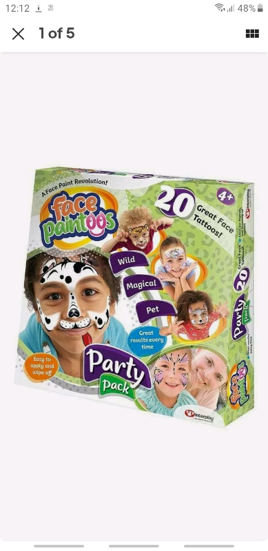 Interplay Face Paintoos Party Pack