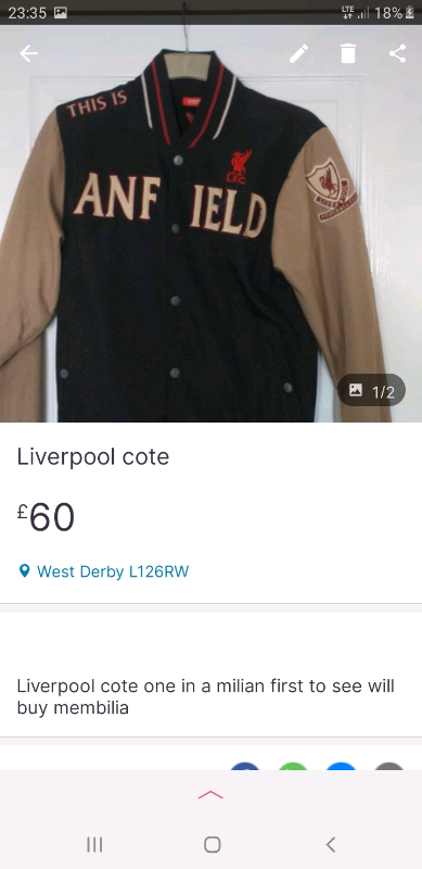 image for Liverpool jacket 