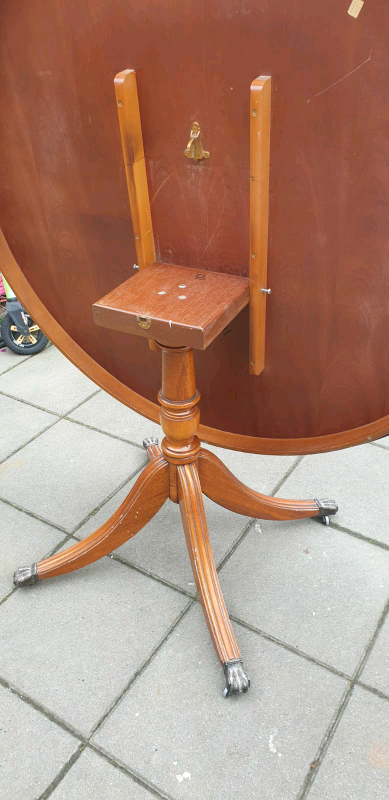  Regency  style  wooden dining table 1950's 