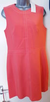 New French Connection tailored coral pink dress,14,RRP £95