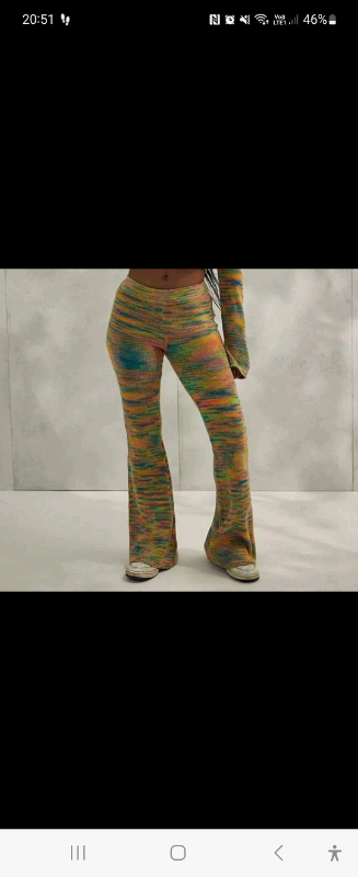 image for Womens urban outfitters knitted trousers.