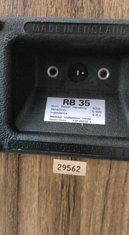 Goodmans RB 35 floorstanding speakers 
