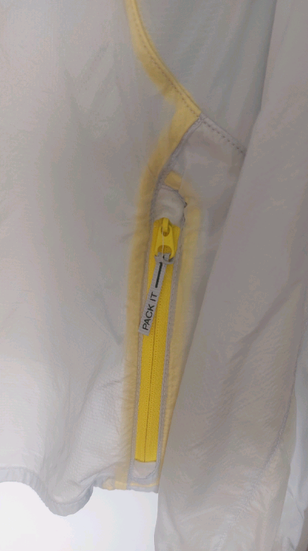 Adidas Adizero Lightweight Packable Windbreaker light blue/grey yellow