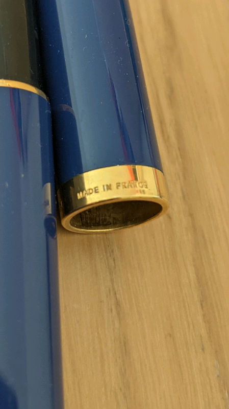 Ink pen with gold feather St.Dupont made in France 