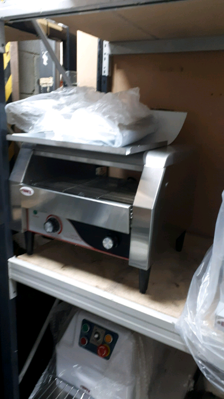Commercial electric conveyor bun toaster new