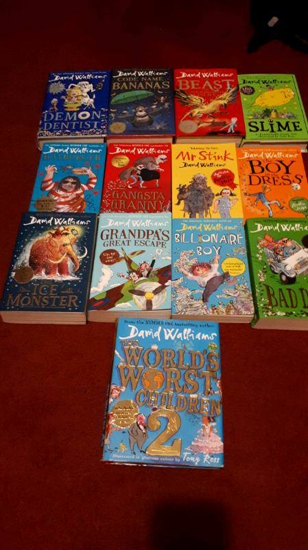 image for Set of 13 David Walliams books