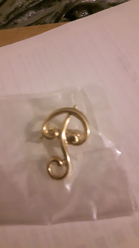 image for  NEW ONE SCARF RING THE LETTER&quot; P &quot;