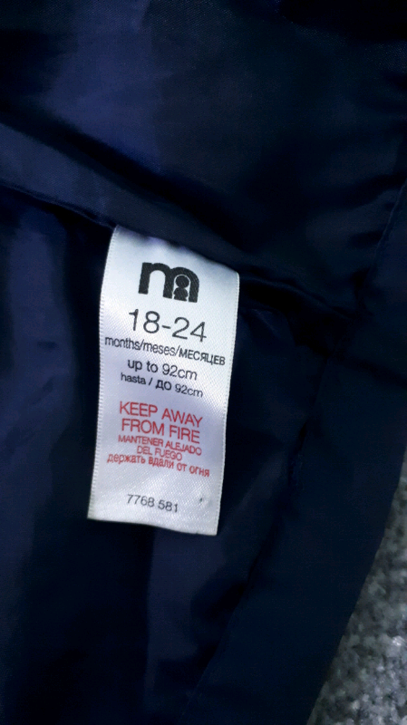 18-24m boy's raincoat