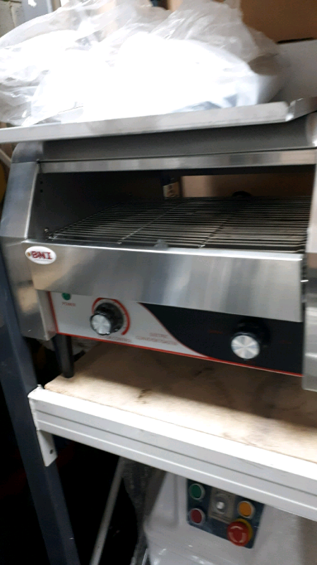 Commercial electric conveyor bun toaster new