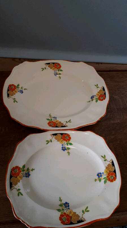 image for Vintage Alfred Meakin china plates
