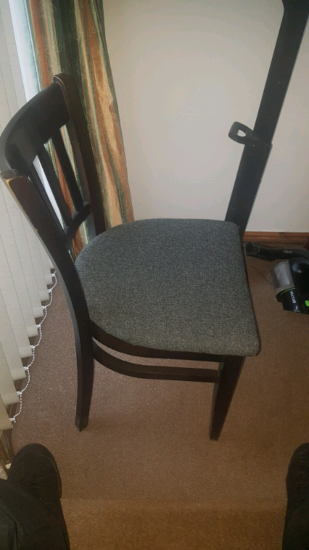 image for 2 x solid wood chairs well made