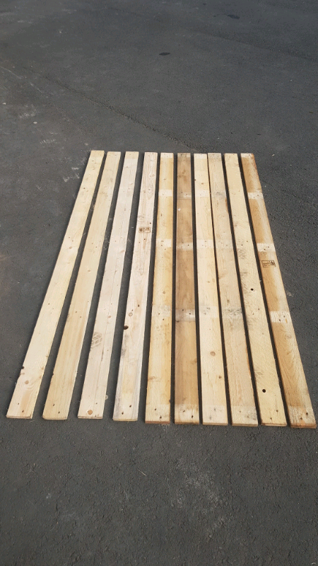 Long Reclaimed pallet wood boards - 4 metre long