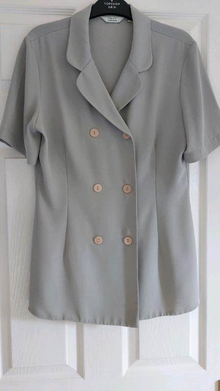 image for Next Ladies Pale Green Soft Jacket Size 10