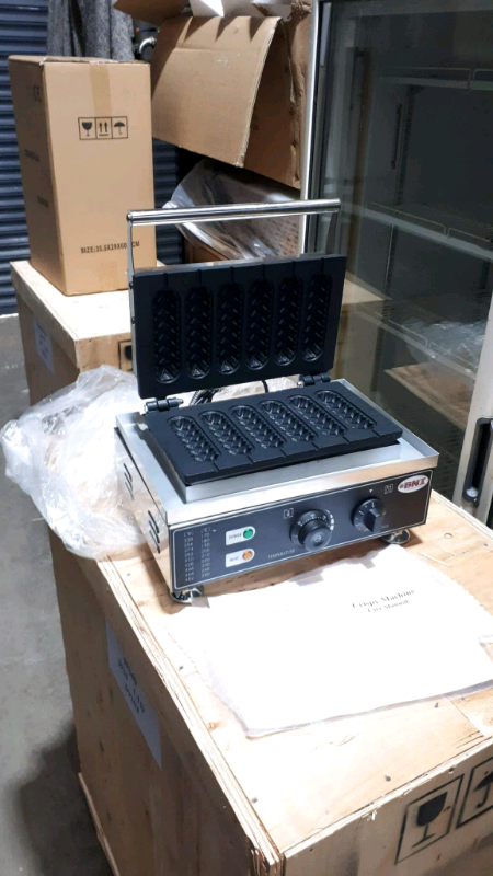 image for Commercial waffle machines crisp machine 6 parts BRAND NEW 