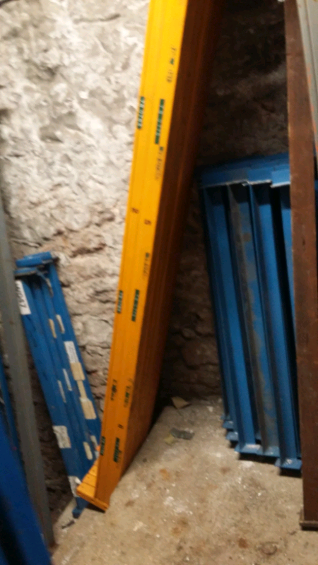 Racking. Dexion adjustable andLink 51. Over 3m tall.