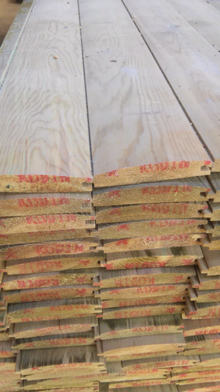 Loglap cladding. 3.3m lengths. £7.20 per length