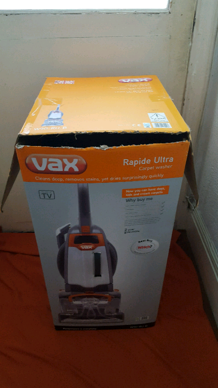 Heavy Duty Vax Rapide Ultra Carpet washer, dual V technology.
