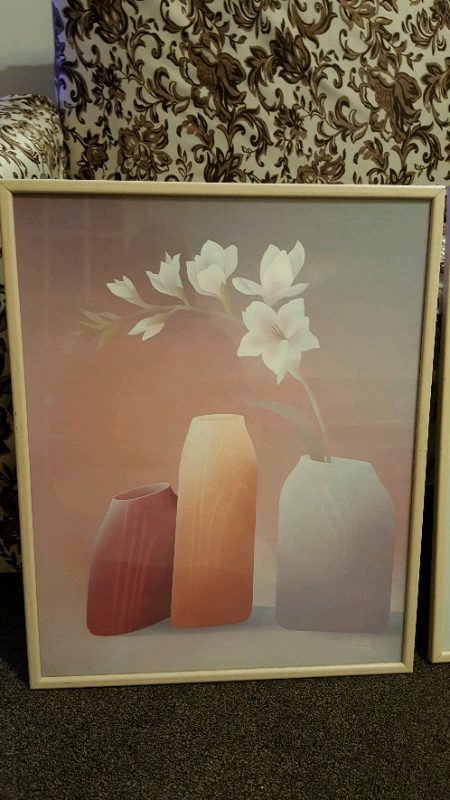 2 Glass frame Pictures in good condition 