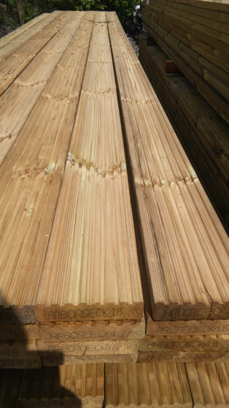 3.0m Decking 120mm wide 28mm thick Only £7.20- per length