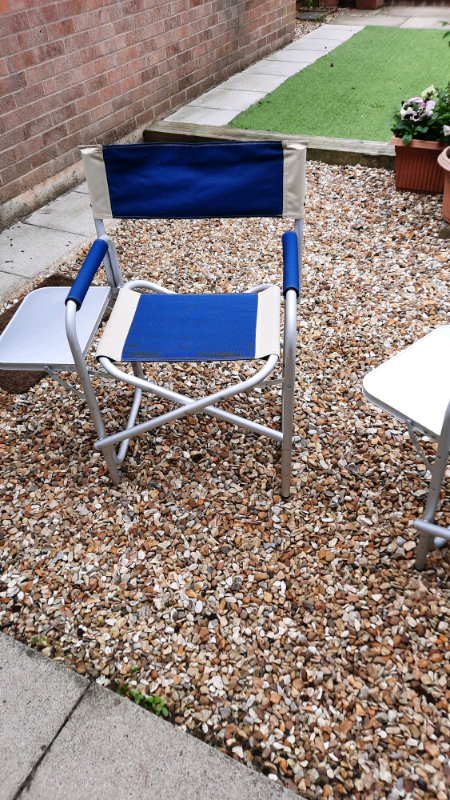 Foldaway directors chairs 