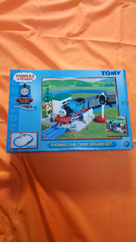 image for Thomas the tank engine train set (boxed as new).