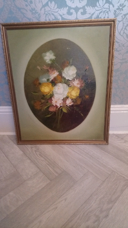 image for  Beautiful Oil Painting bouquet of flowers