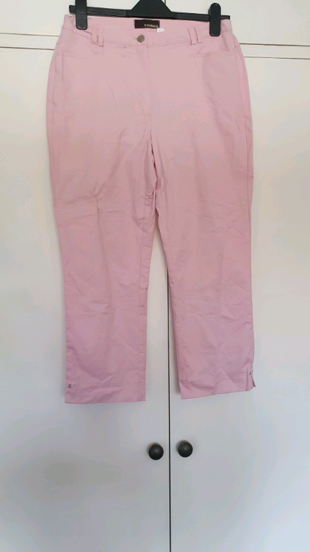PINK CAPRI TROUSERS